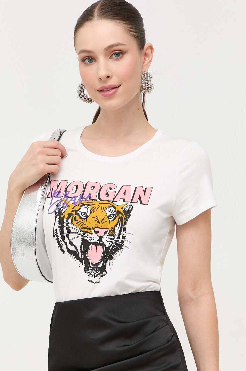 Morgan t-shirt női fehér - Pepit.hu