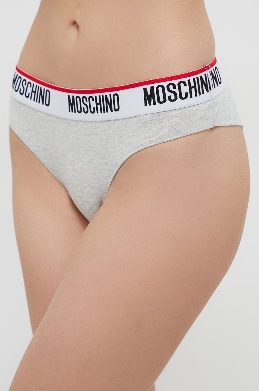 Moschino Underwear bugyi (2-pack) szürke - Pepit.hu