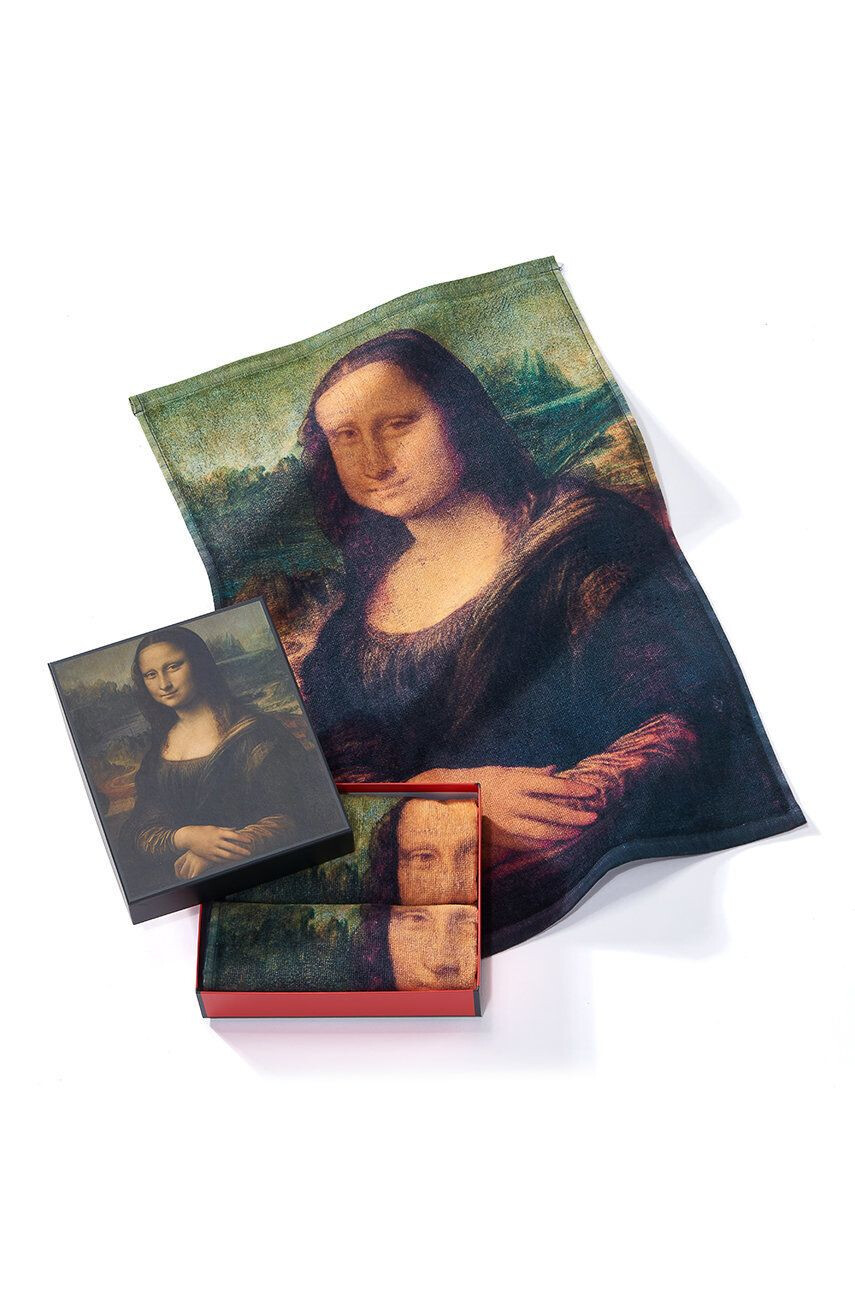 MuseArta törölköző Leonardo da Vinci Mona Lisa (2-pack) - Pepit.hu