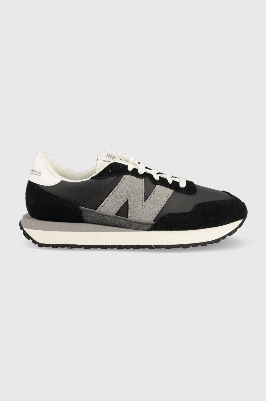 New Balance bőr sportcipő Ms237rc fekete - Pepit.hu