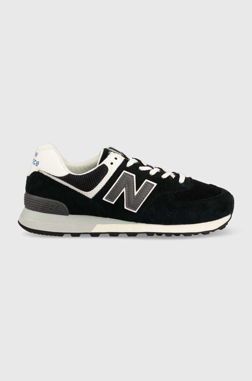 New Balance bőr sportcipő U574bk2 fekete - Pepit.hu