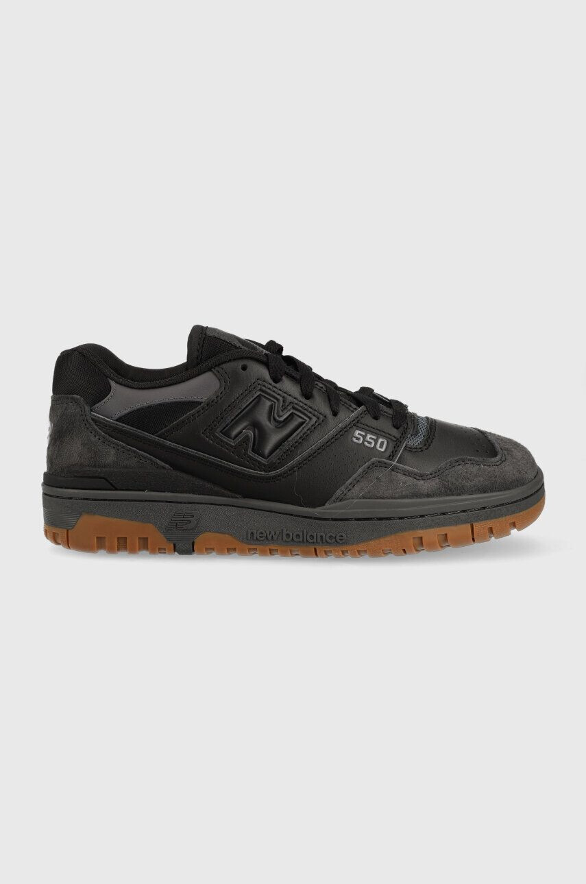 New Balance bőr sportcipő BB550BGU fekete - Pepit.hu