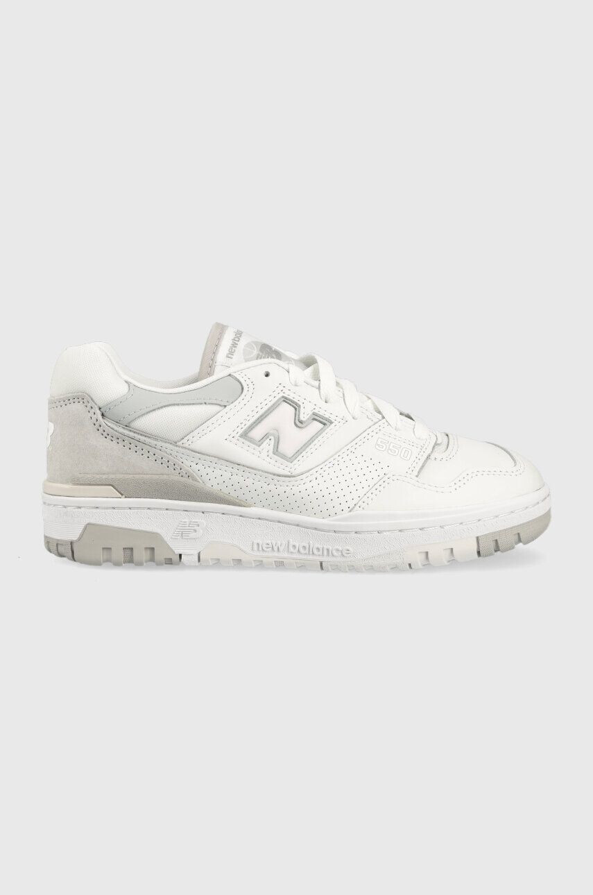 New Balance bőr sportcipő BBW550CB fehér - Pepit.hu