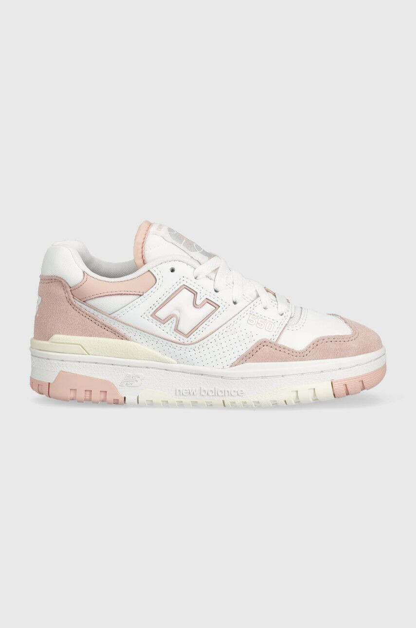 New Balance bőr sportcipő BBW550CD rózsaszín - Pepit.hu