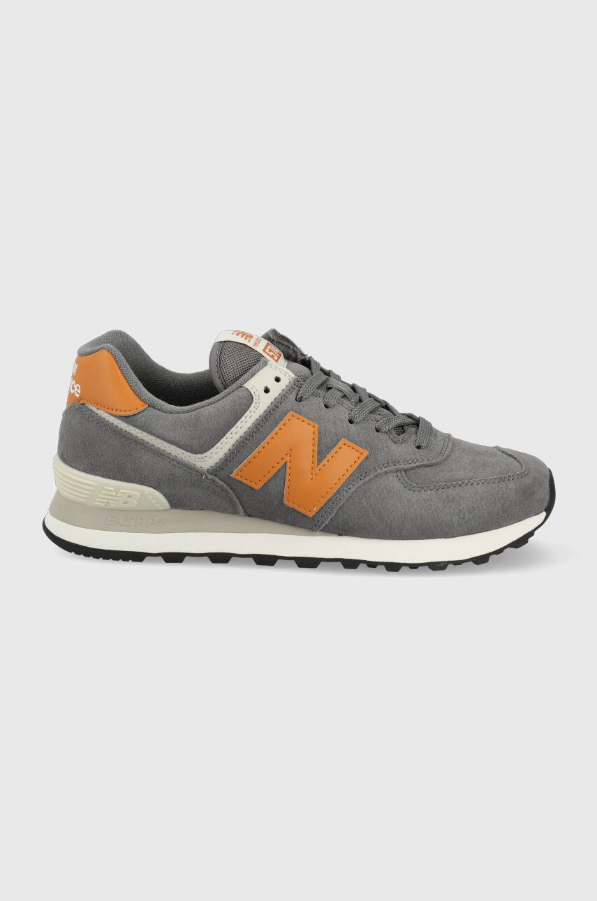 New Balance bőr sportcipő Ml574pm2 szürke - Pepit.hu