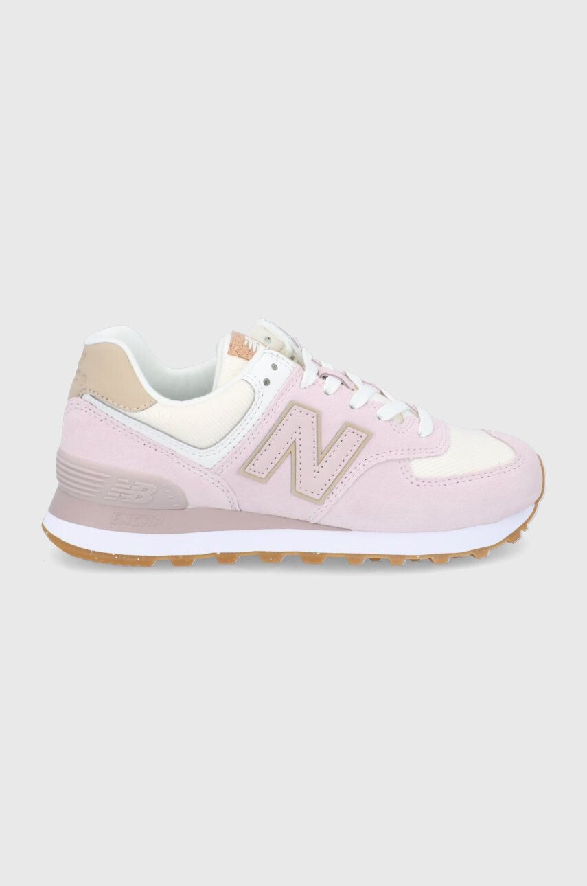 New Balance cipő WL574SP2 rózsaszín lapos talpú - Pepit.hu