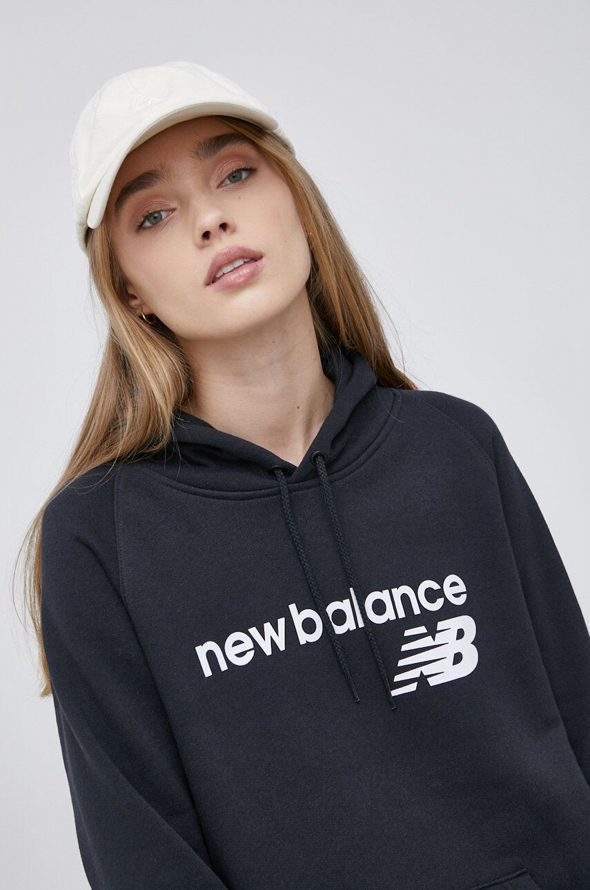 New Balance felső rózsaszín női nyomott mintás kapucnis - Pepit.hu