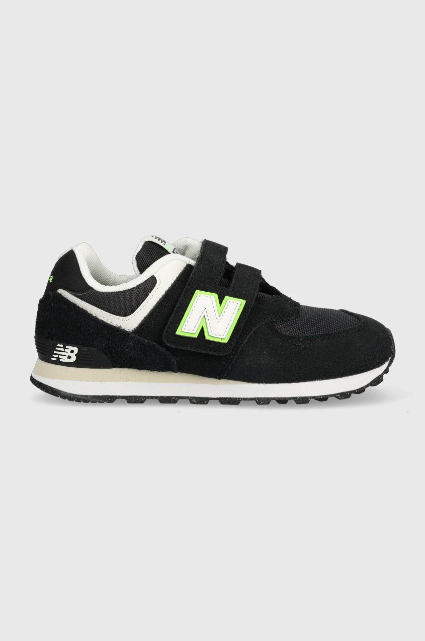 New Balance gyerek sportcipő PV574CL1 fekete - Pepit.hu