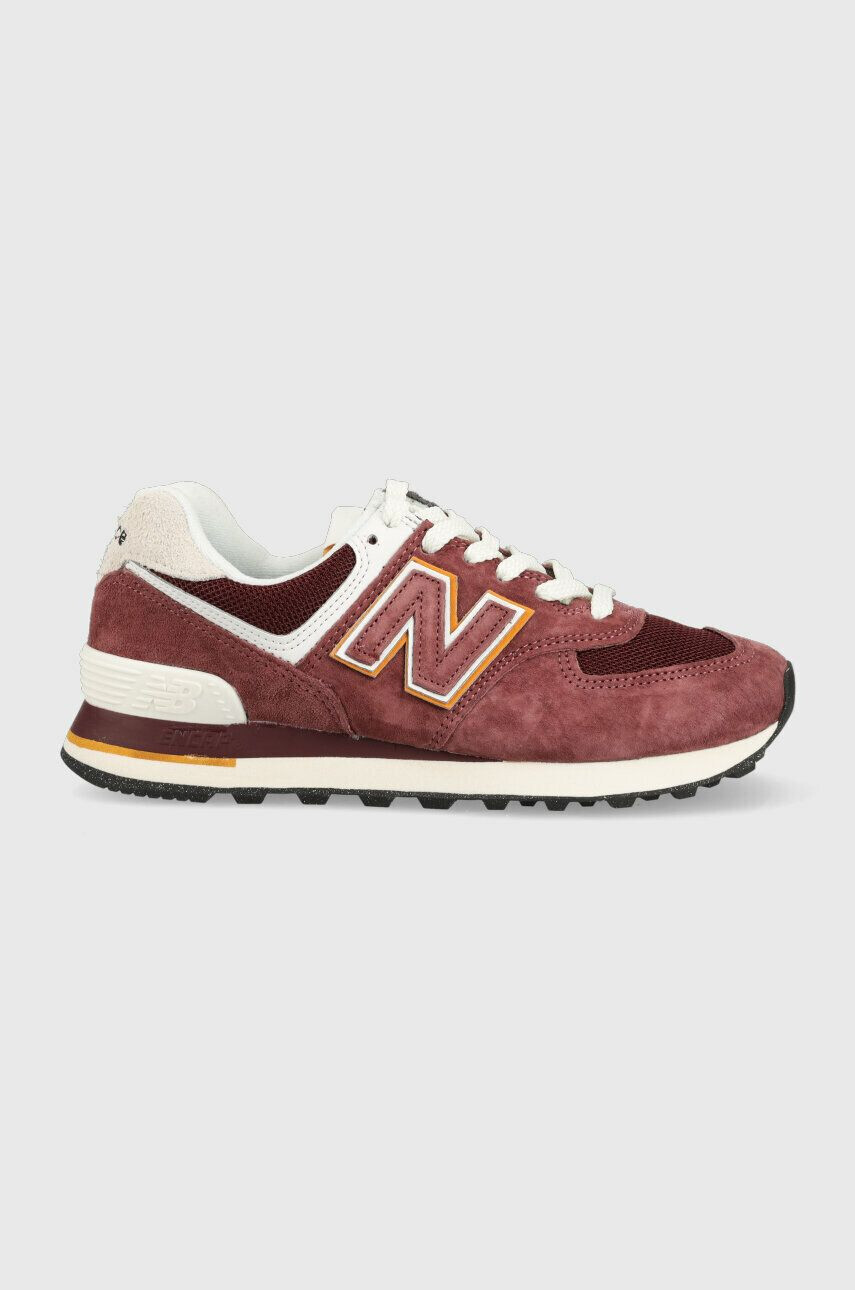 New Balance sportcipő U574MO2 bordó - Pepit.hu