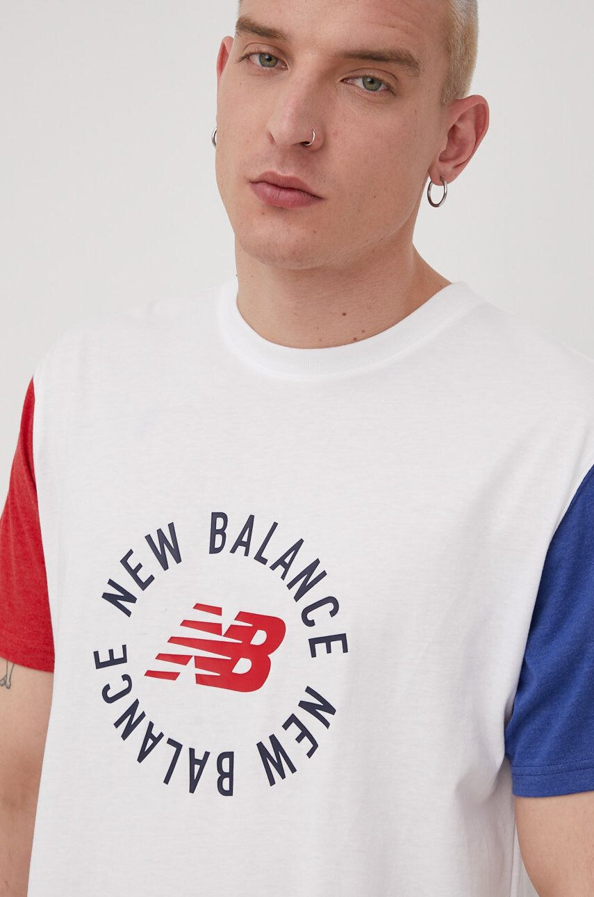 New Balance t-shirt MT21901WT - Pepit.hu