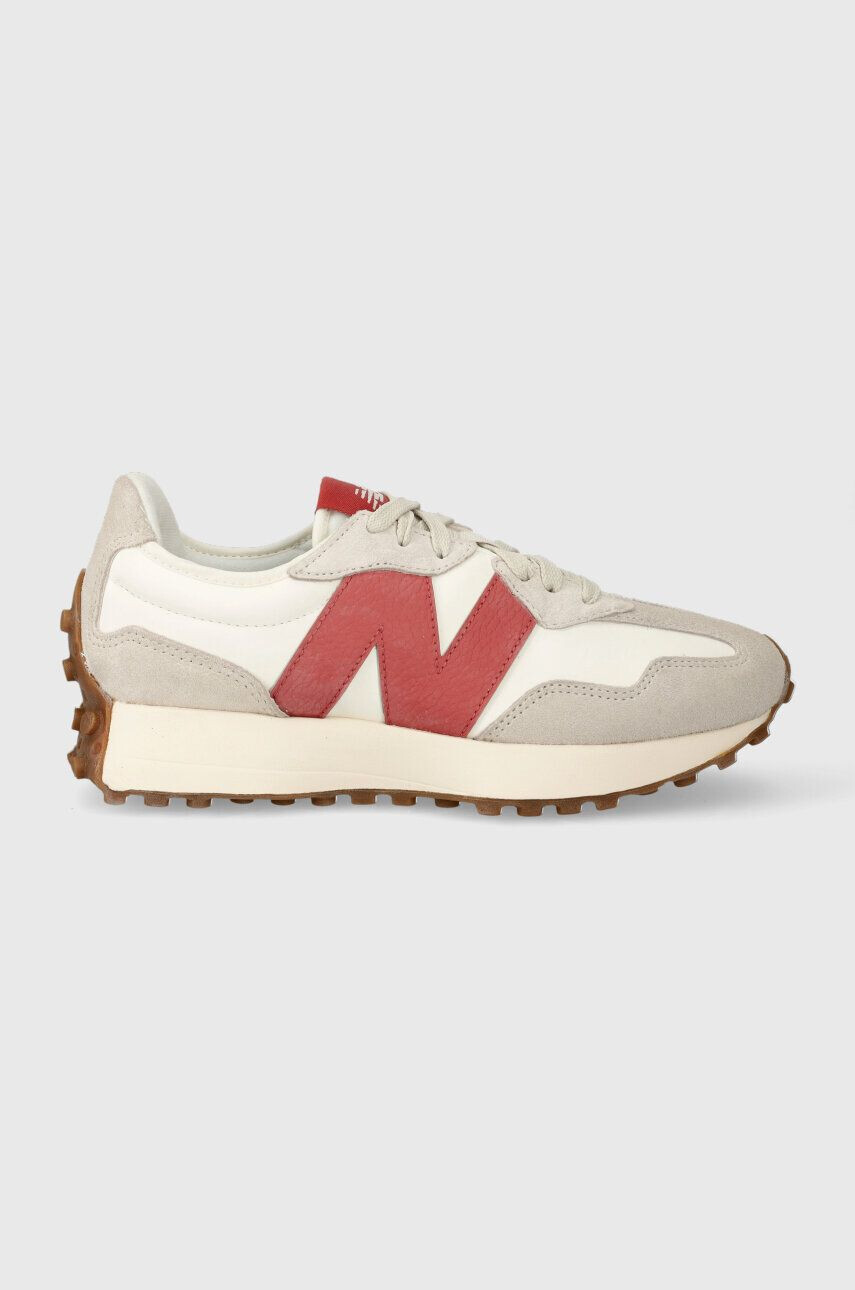 New Balance velúr sportcipő U327LV fehér - Pepit.hu