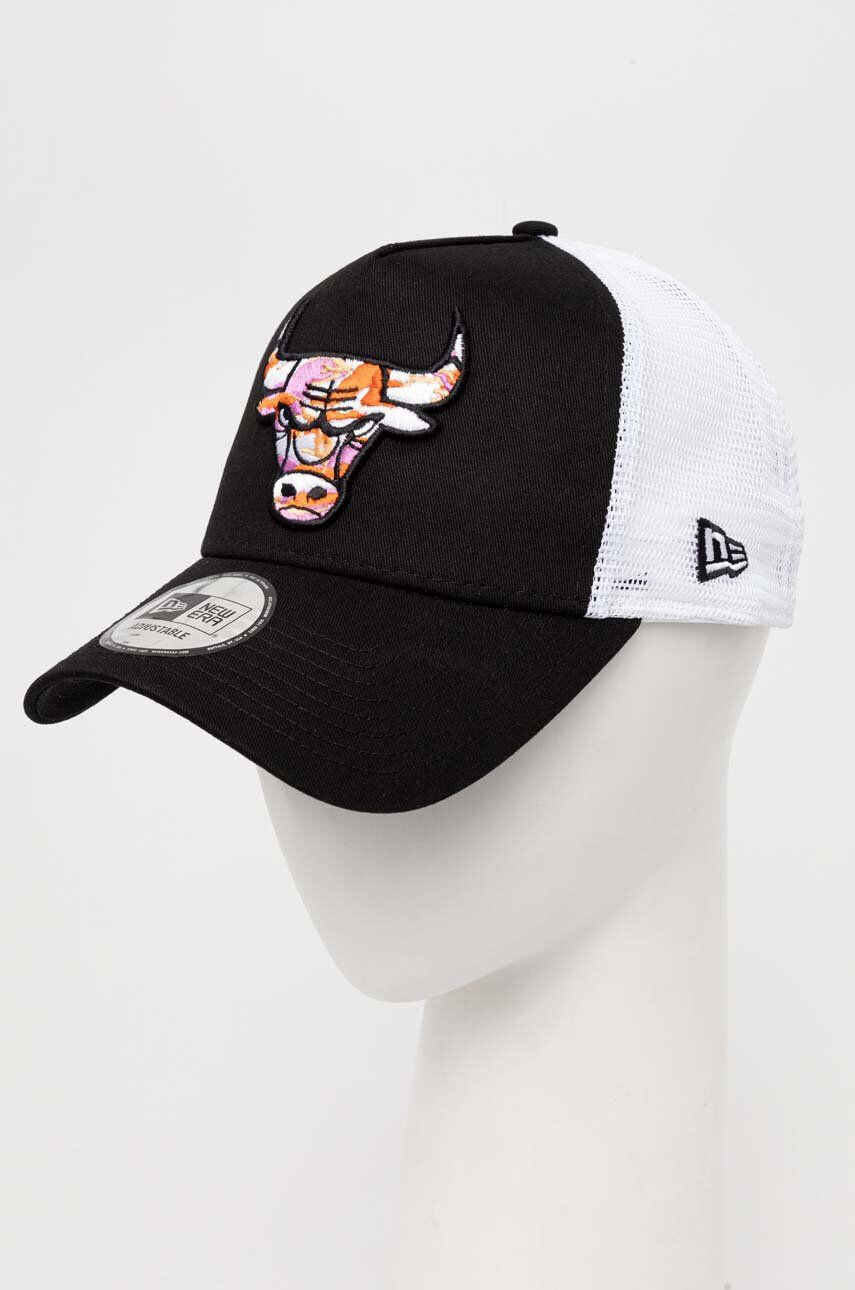 New Era baseball sapka fekete nyomott mintás CHICAGO BULLS - Pepit.hu