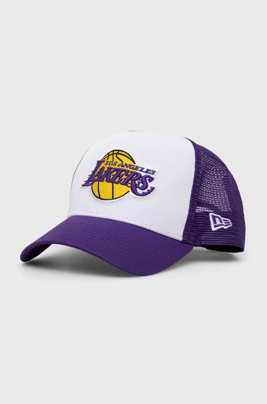 New Era baseball sapka fehér nyomott mintás LOS ANGELES LAKERS - Pepit.hu