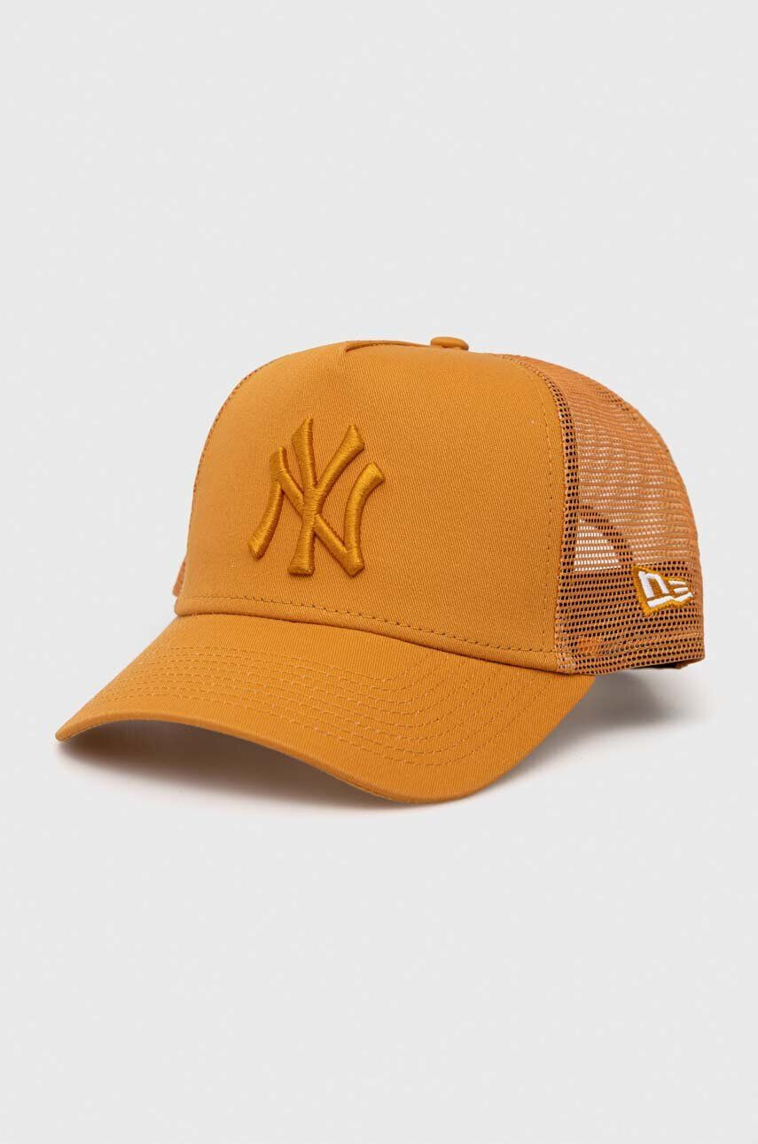 New Era baseball sapka narancssárga nyomott mintás NEW YORK YANKEES - Pepit.hu