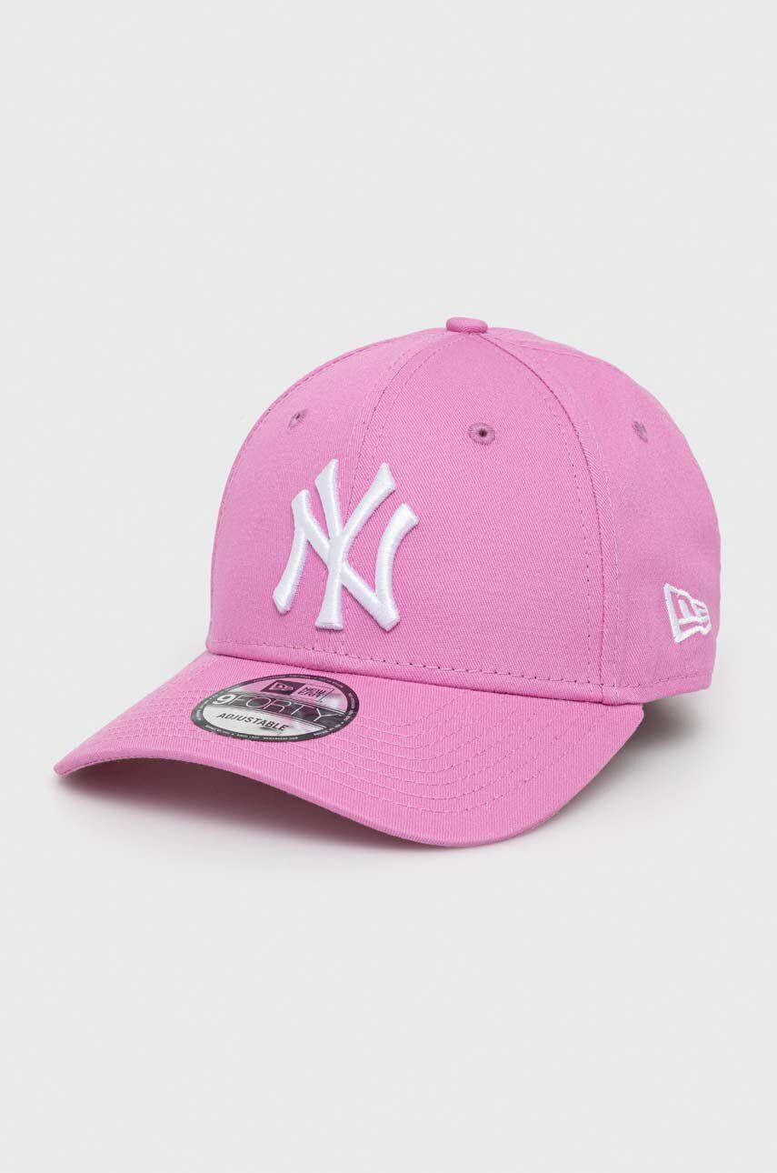 New Era pamut baseball sapka rózsaszín nyomott mintás NEW YORK YANKEES - Pepit.hu