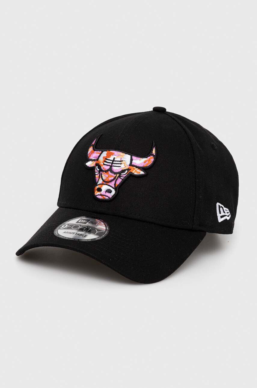 New Era pamut baseball sapka fekete nyomott mintás CHICAGO BULLS - Pepit.hu