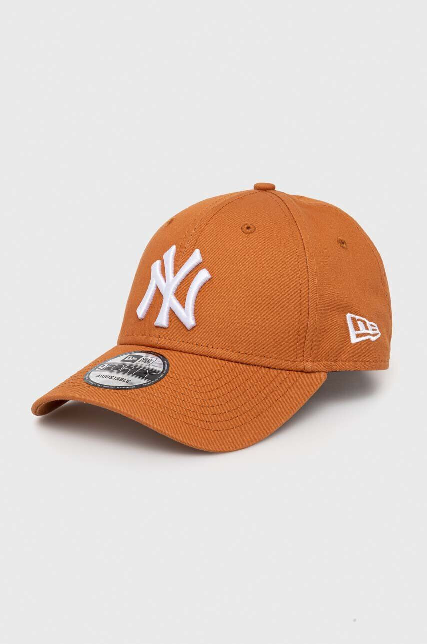 New Era pamut baseball sapka narancssárga nyomott mintás NEW YORK YANKEES - Pepit.hu