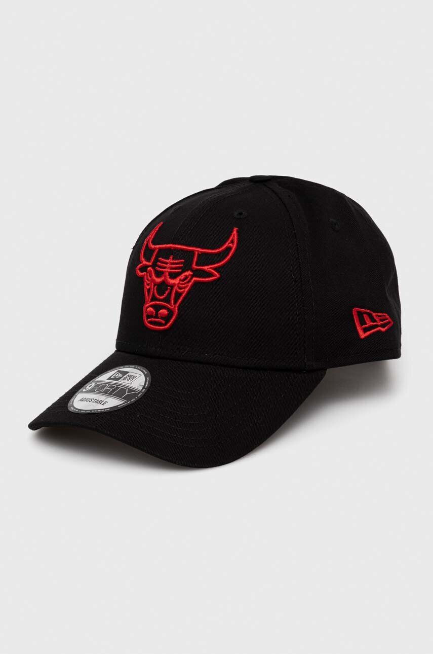 New Era pamut baseball sapka fekete nyomott mintás CHICAGO BULLS - Pepit.hu