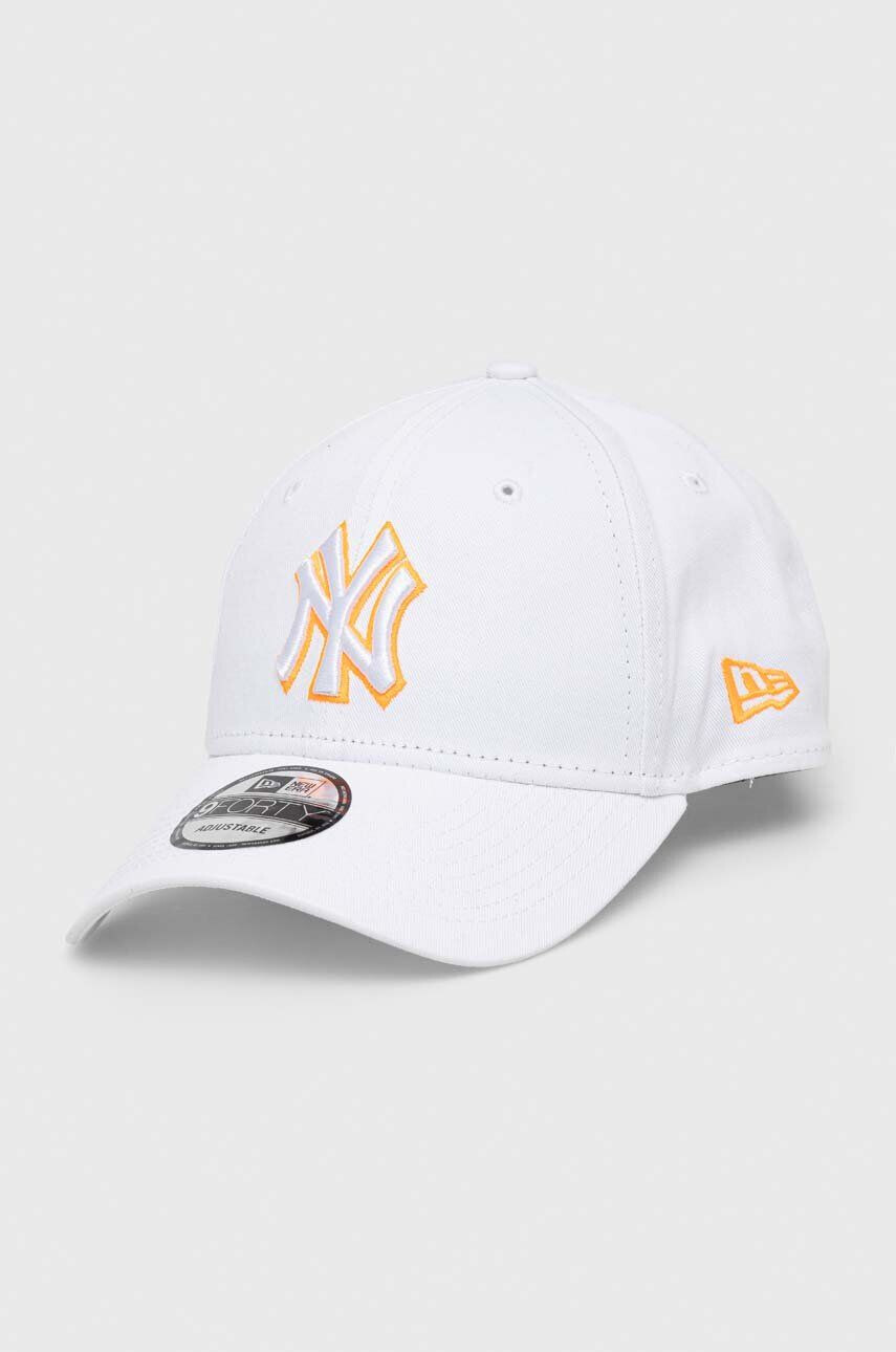 New Era pamut baseball sapka fehér nyomott mintás NEW YORK YANKEES - Pepit.hu