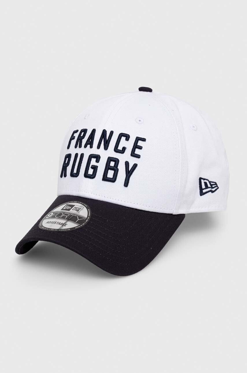 New Era pamut baseball sapka fehér nyomott mintás FRENCH FEDERATION OF RUGBY - Pepit.hu