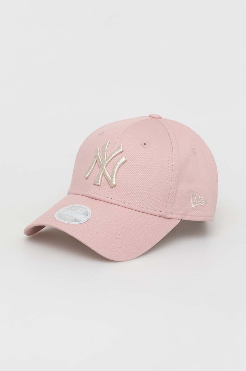 New Era pamut baseball sapka rózsaszín nyomott mintás NEW YORK YANKEES - Pepit.hu