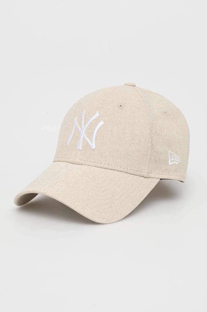 New Era vászonkeverék baseball sapka bézs nyomott mintás NEW YORK YANKEES - Pepit.hu