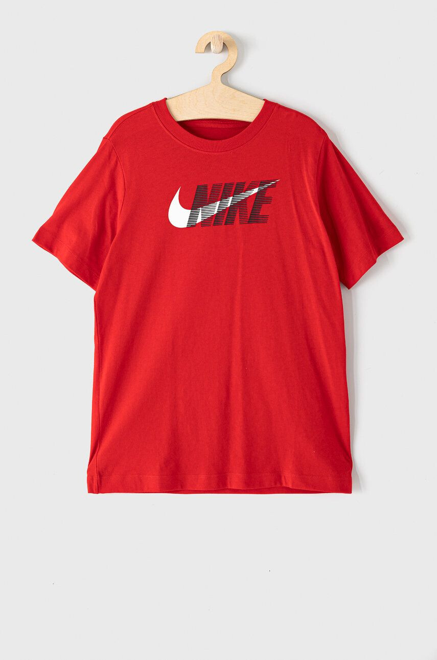 Nike Kids gyerek póló piros nyomott mintás - Pepit.hu