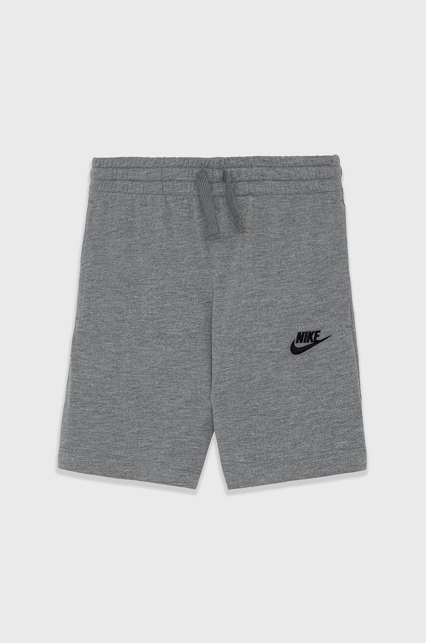 Nike Kids gyerek rövidnadrág szürke melange állítható derekú - Pepit.hu