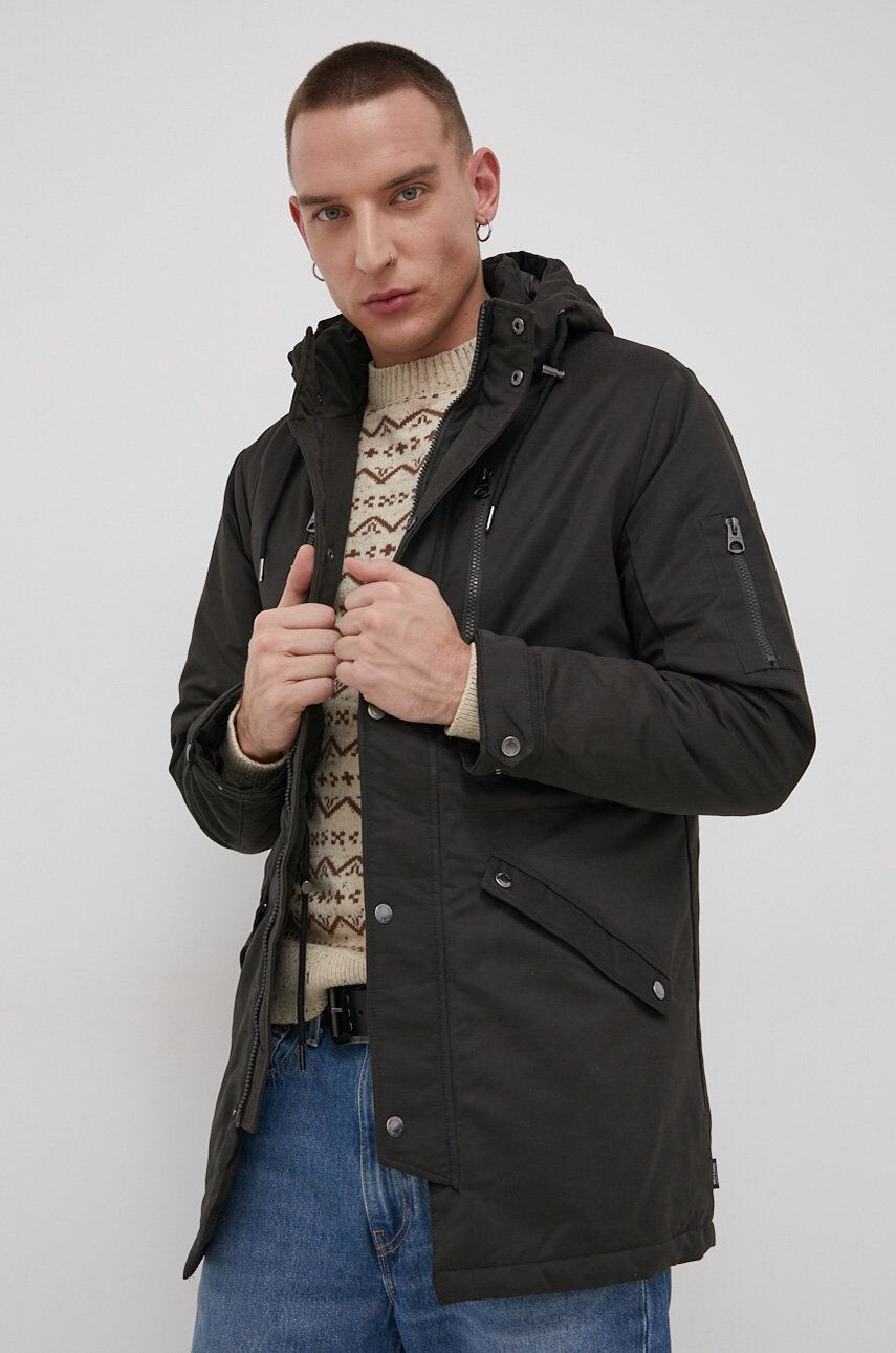 Only & Sons parka zöld férfi téli - Pepit.hu