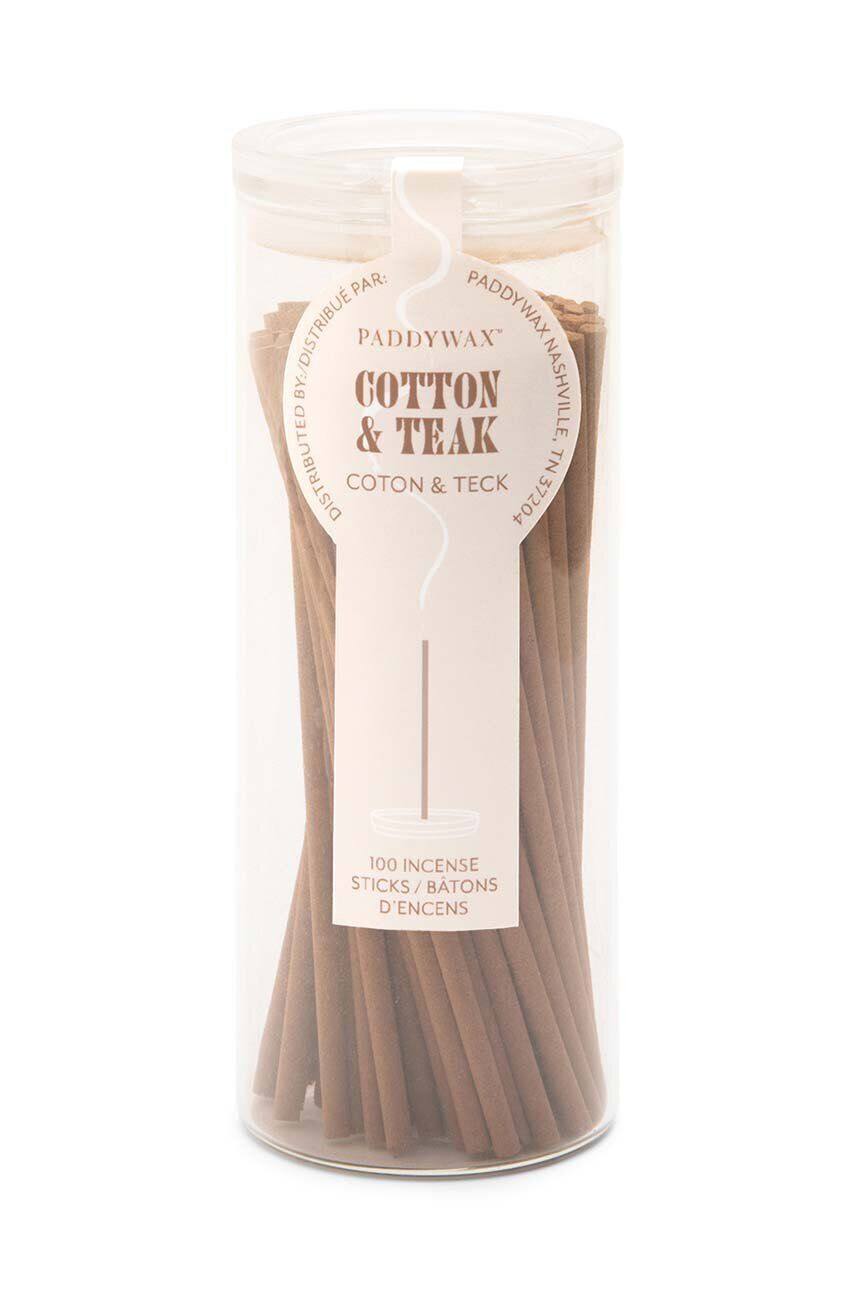 Paddywax füstölő készlet Cotton & Teak 100-pack - Pepit.hu