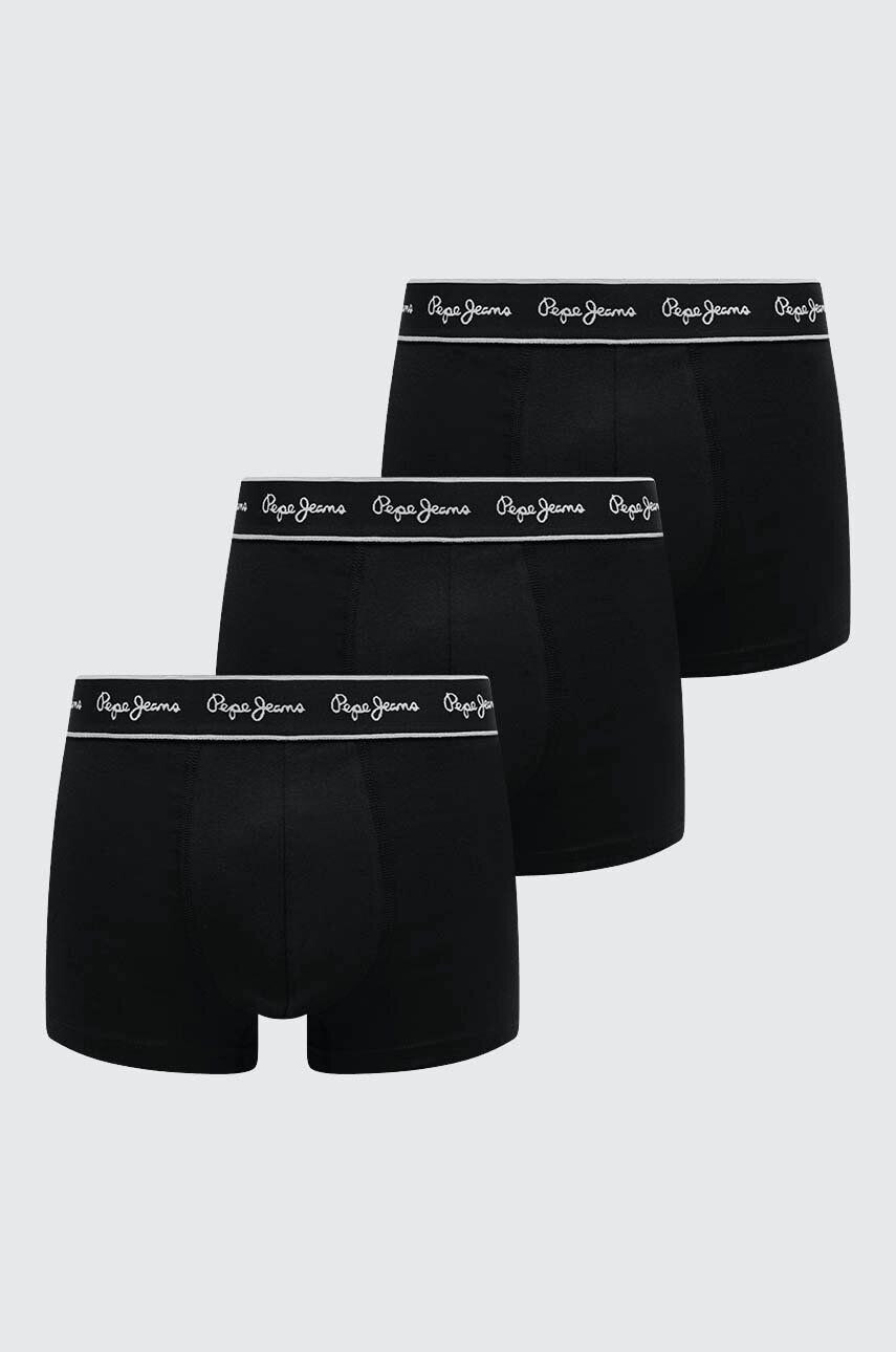 Pepe Jeans boxeralsó 3 db fekete férfi - Pepit.hu