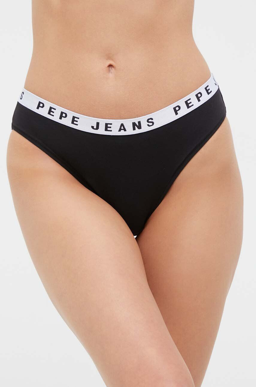 Pepe Jeans bugyi fekete - Pepit.hu