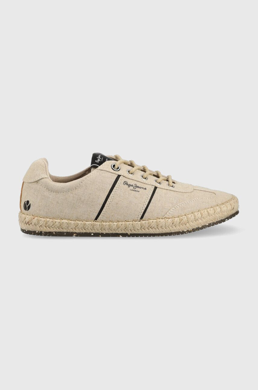 Pepe Jeans espadrilles TOURIST bézs PMS10310 - Pepit.hu