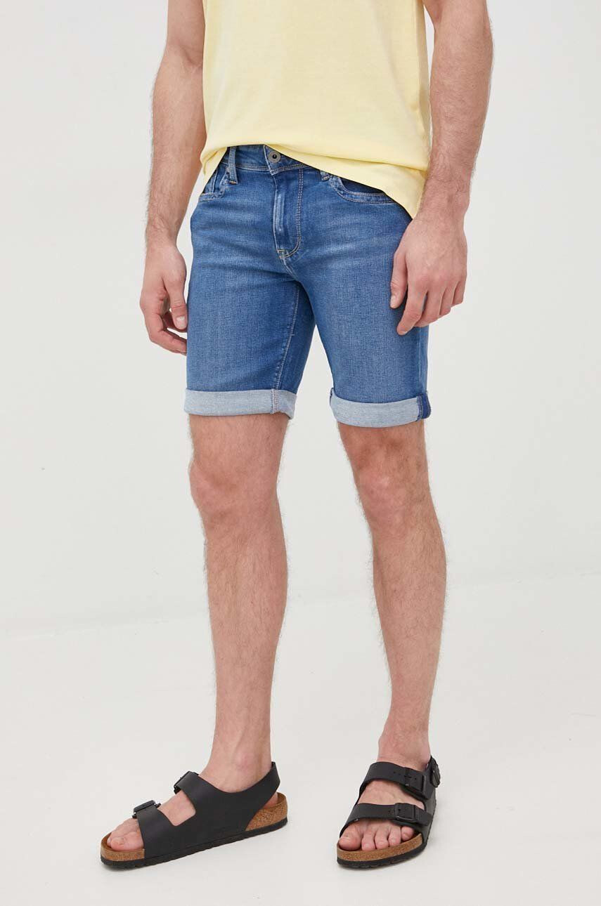 Pepe Jeans farmer rövidnadrág Hatch Short sötétkék férfi - Pepit.hu