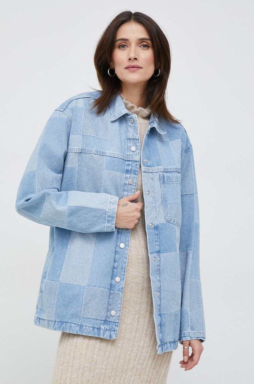 Pepe Jeans farmerdzseki River női oversize - Pepit.hu