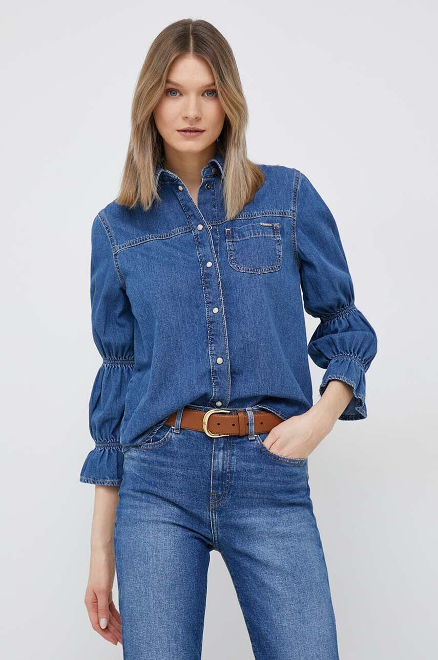 Pepe Jeans farmering Maeve női galléros regular - Pepit.hu