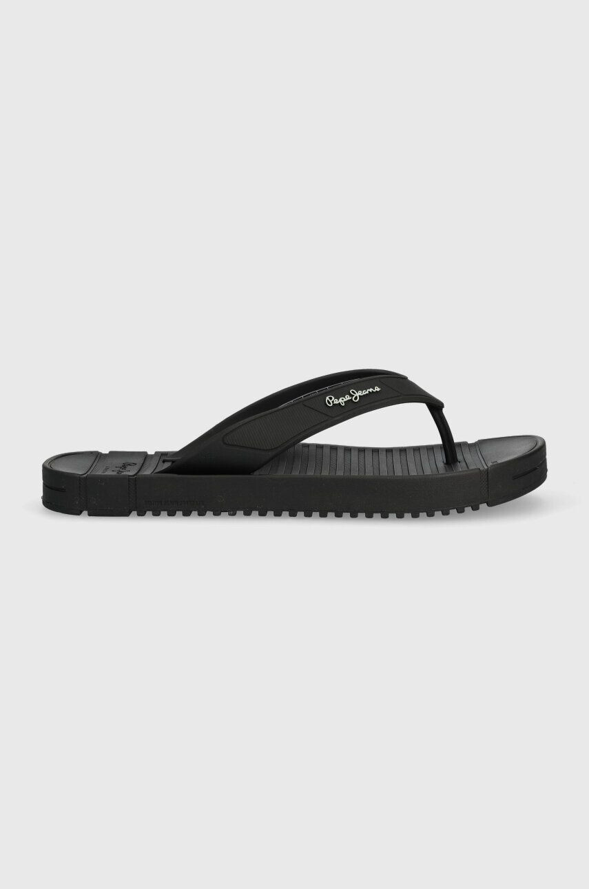 Pepe Jeans flip-flop SHORE fekete férfi PMS70137 - Pepit.hu