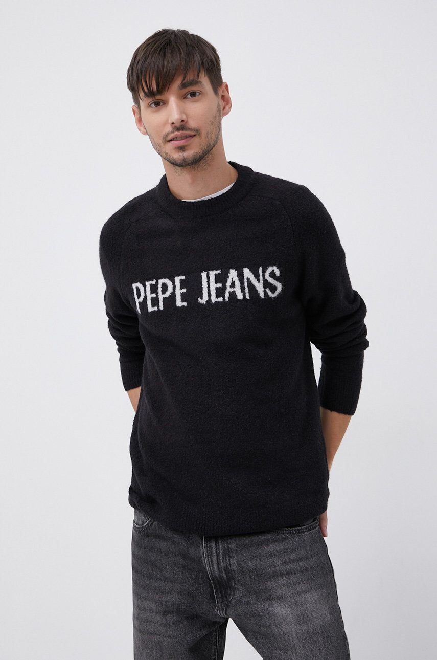 Pepe Jeans gyapjúkeverék pulóver - Pepit.hu