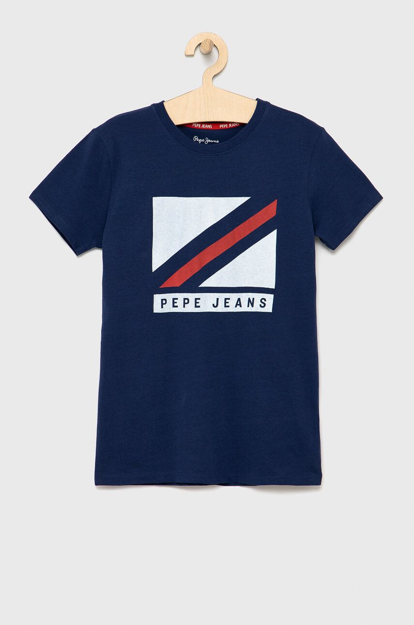 Pepe Jeans gyerek pamut póló fehér - Pepit.hu