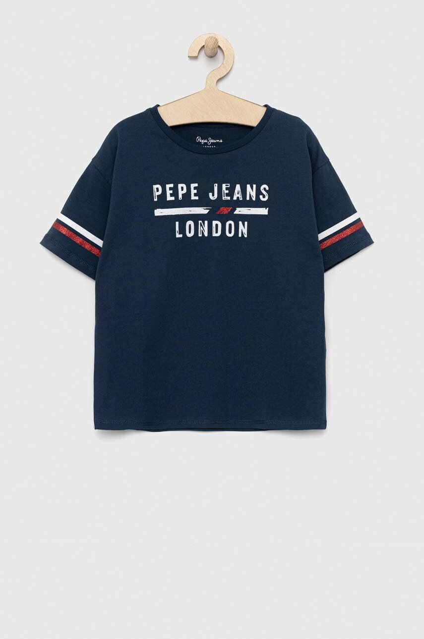 Pepe Jeans gyerek pamut póló fehér - Pepit.hu