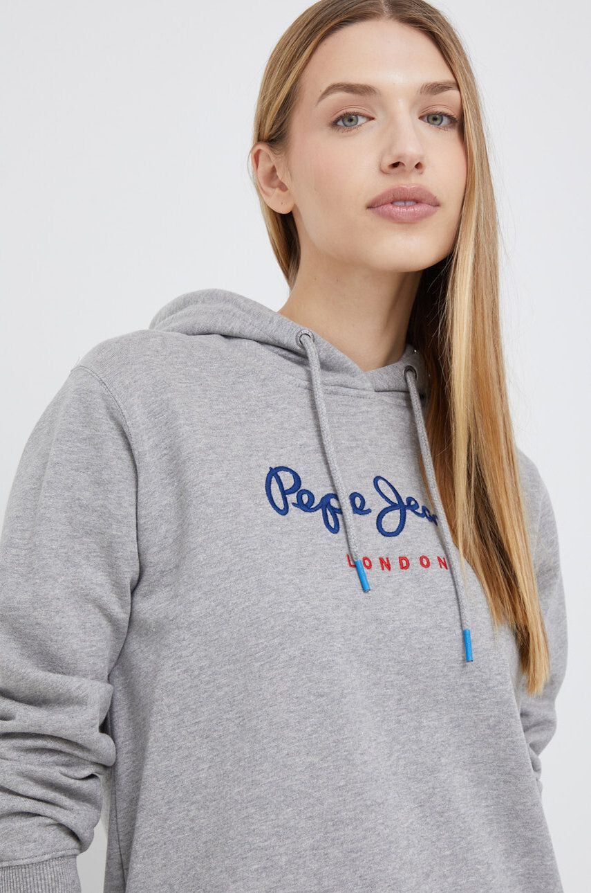 Pepe Jeans pamut melegítőfelső bézs férfi nyomott mintás - Pepit.hu