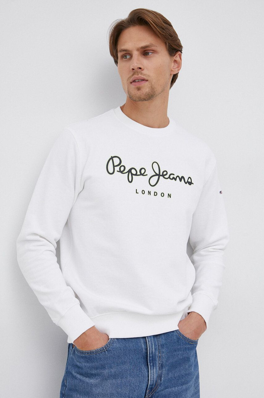 Pepe Jeans pamut melegítőfelső George Crew - Pepit.hu