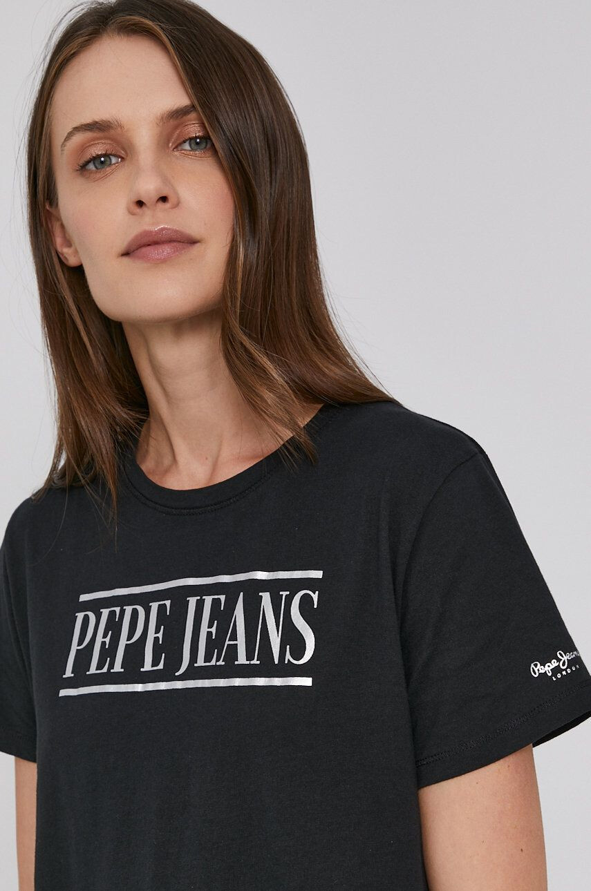 Pepe Jeans Pamut póló BLANCA - Pepit.hu