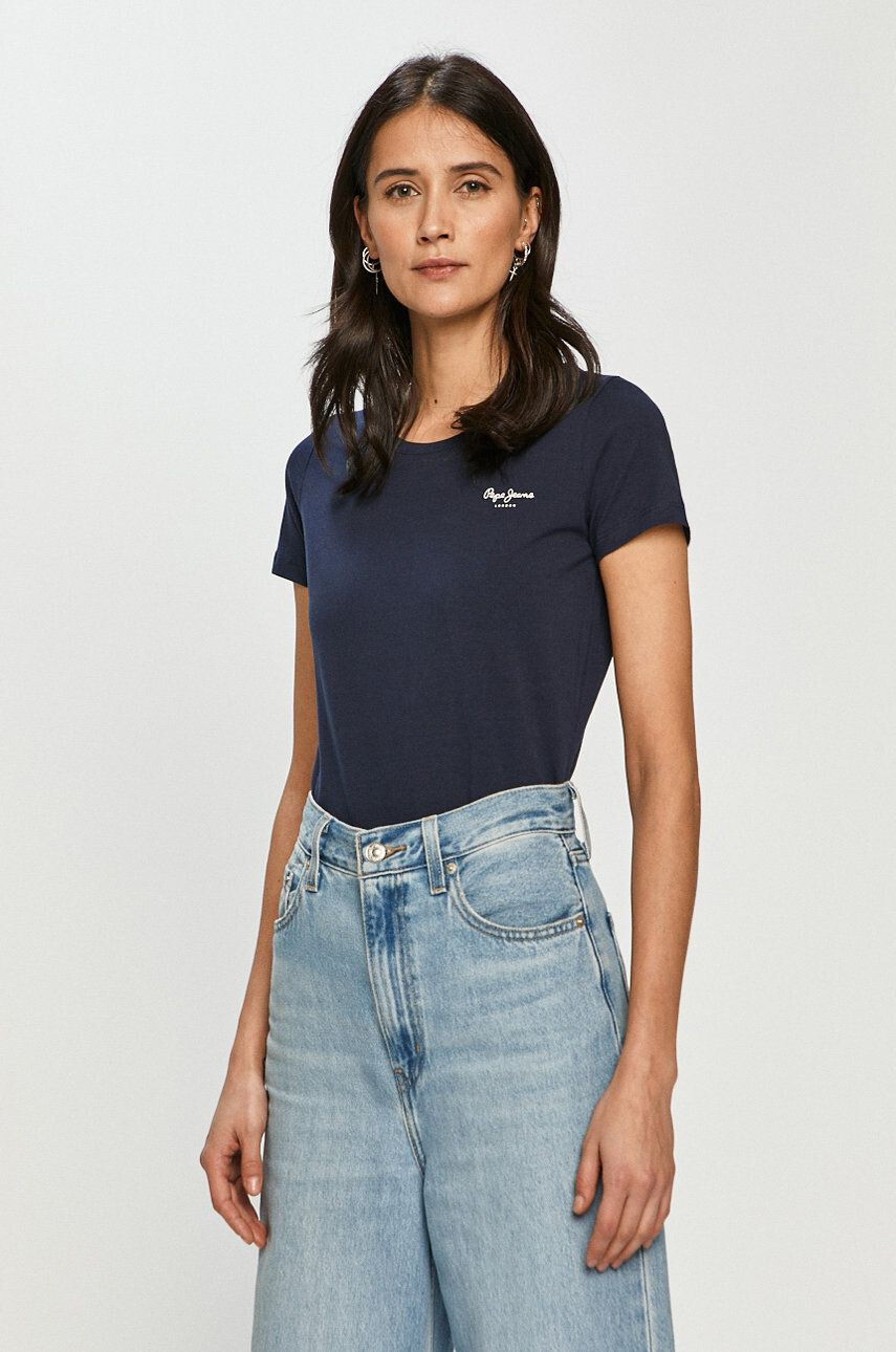 Pepe Jeans t-shirt sötétkék - Pepit.hu