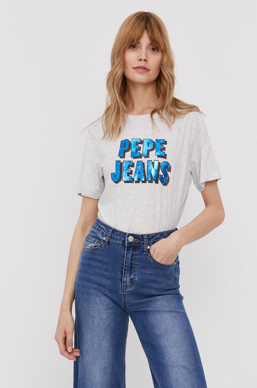 Pepe Jeans t-shirt szürke - Pepit.hu