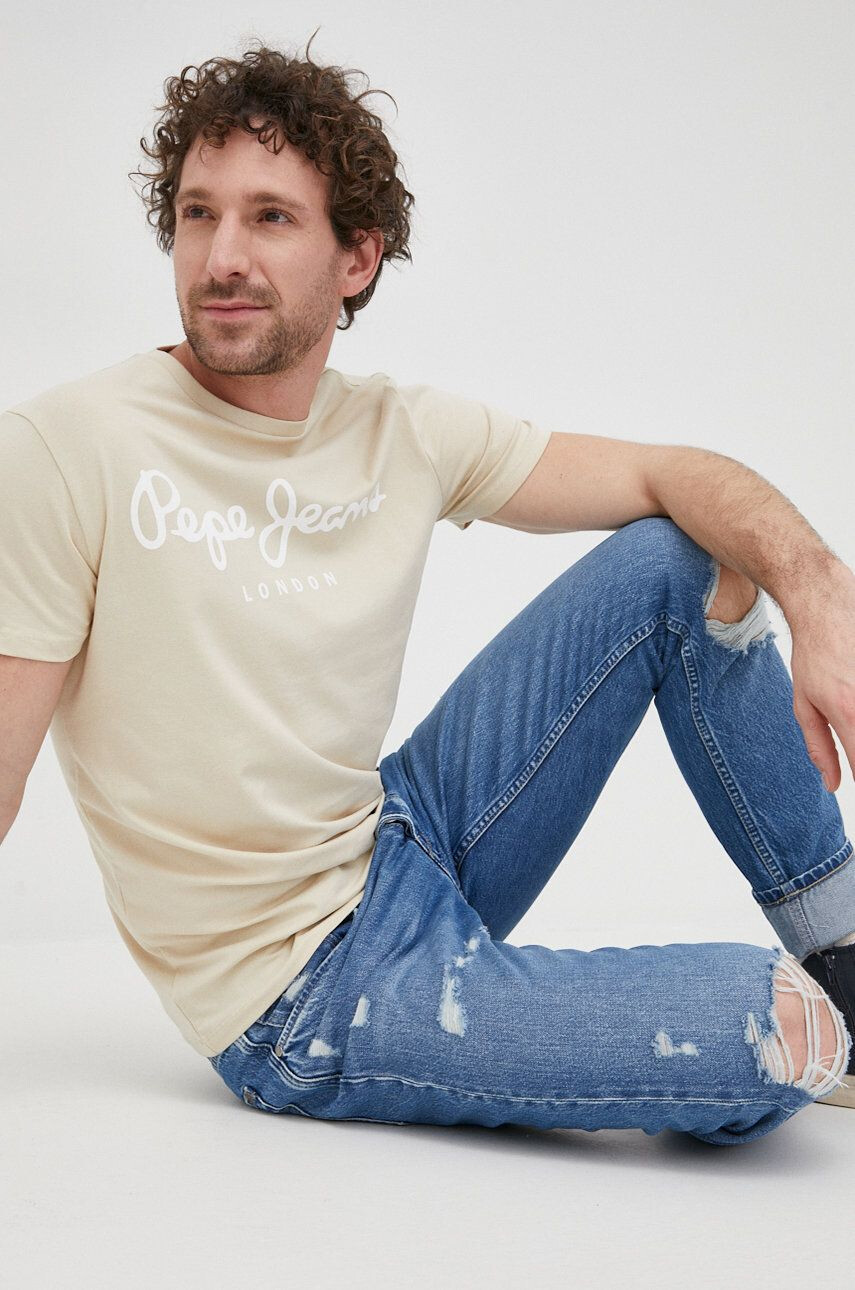 Pepe Jeans t-shirt Original Stretch N - Pepit.hu