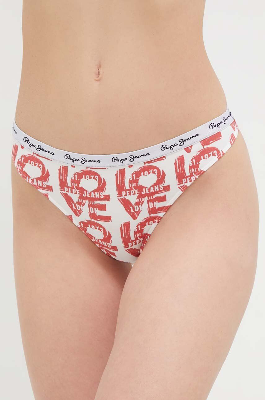 Pepe Jeans tanga 3 db piros - Pepit.hu