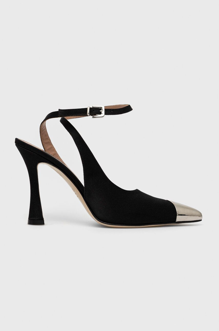 Pinko tűsarkú Liquirizia Slingback fekete - Pepit.hu