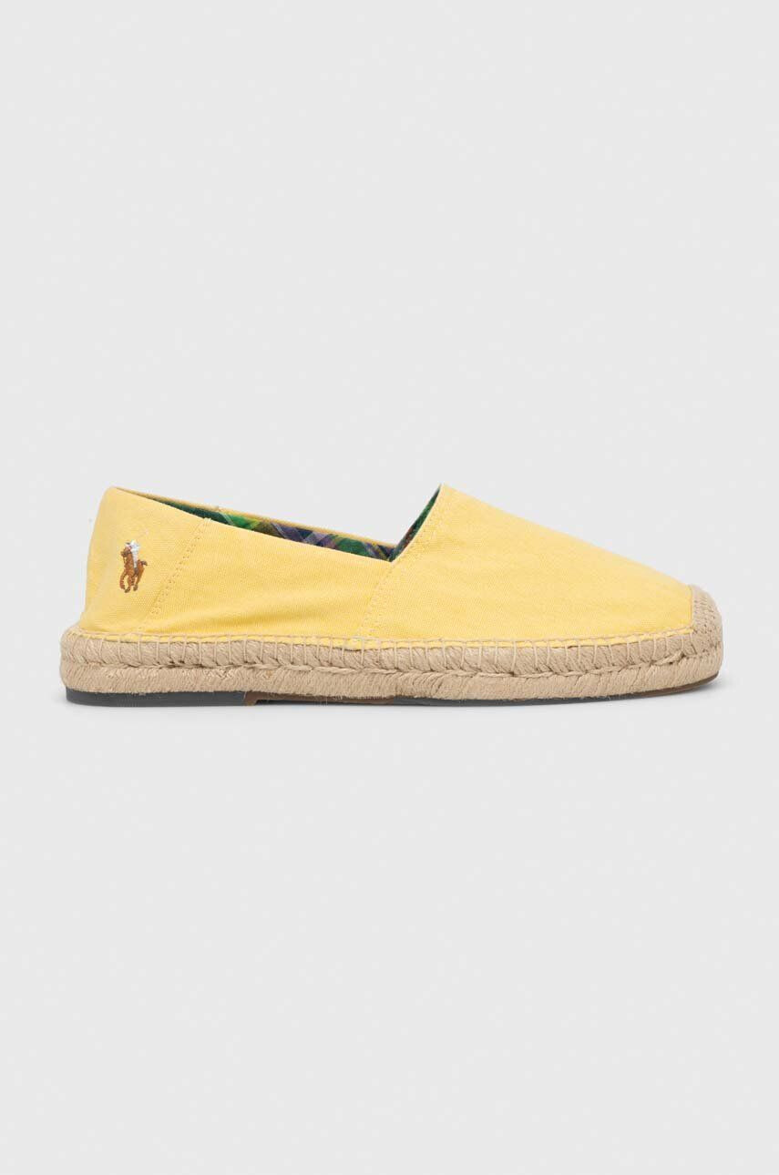 Polo Ralph Lauren espadrilles Cevio Slip sárga 803893744002 - Pepit.hu