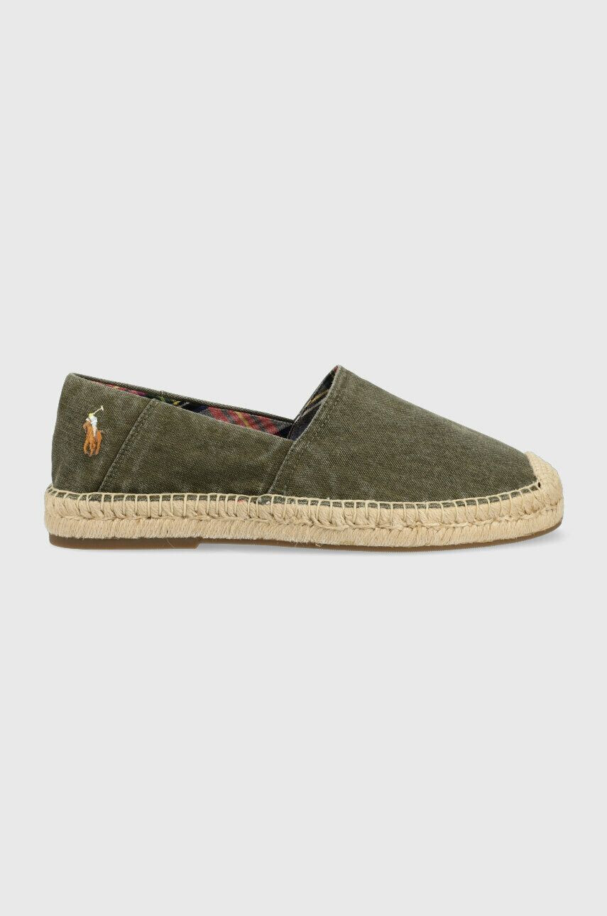 Polo Ralph Lauren espadrilles Cevio Slip zöld 803893744001 - Pepit.hu